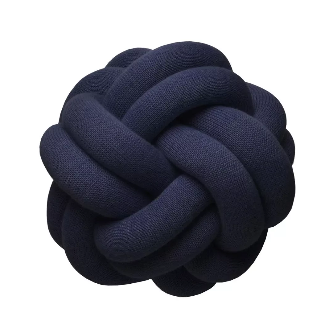 DesignHouseStockholm - Knot Kissen - marineblau/waschbar bei 30°C/LxBxH 30x günstig online kaufen