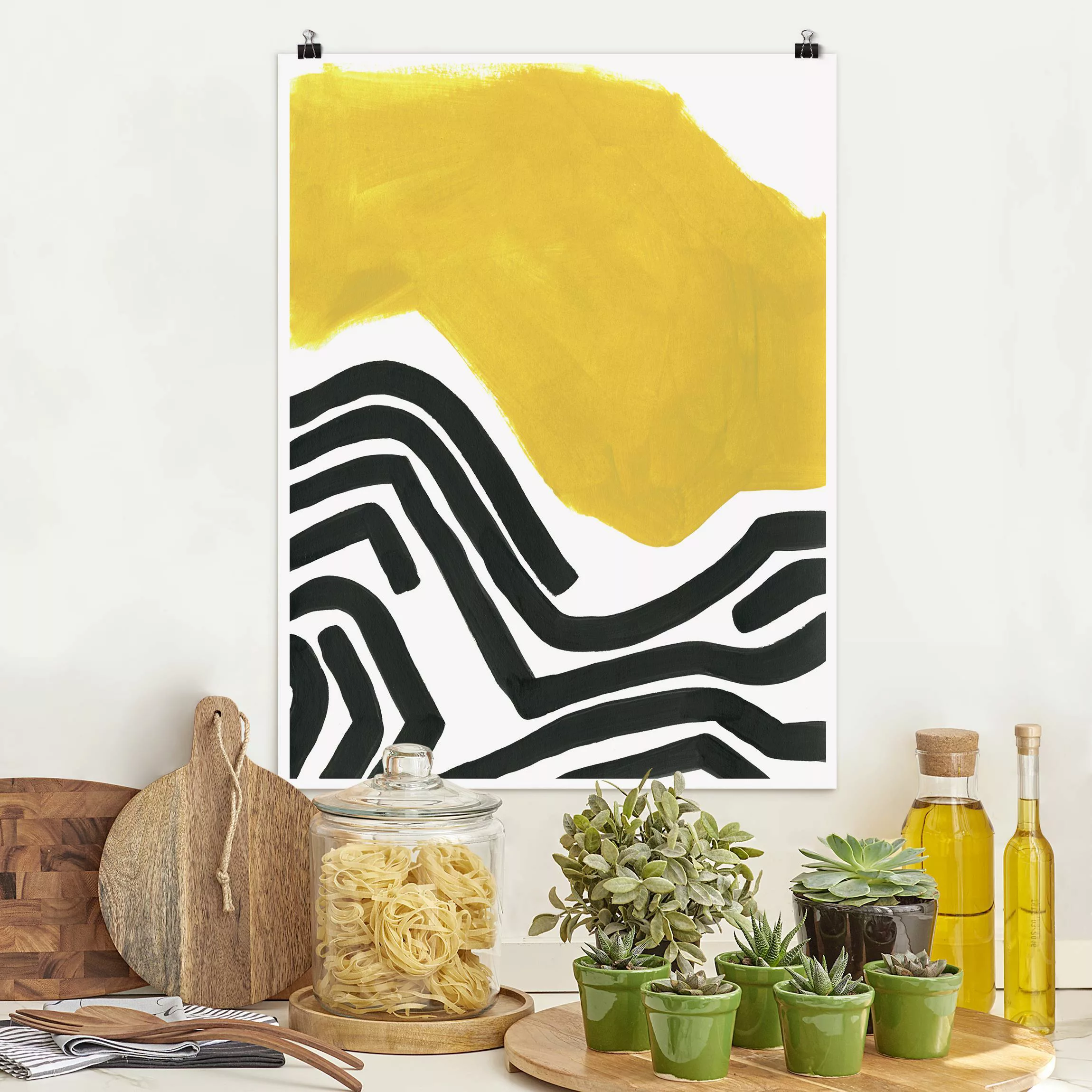 Poster Farbenlabyrinth I günstig online kaufen
