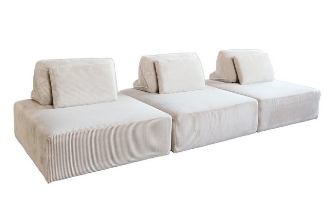 KAWOLA Sofa, Modulsofa Cord, versch. Ausführungen und versch. Farben günstig online kaufen