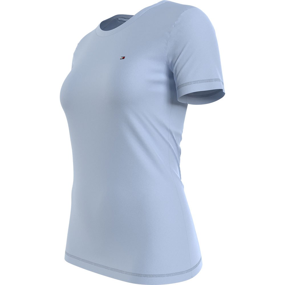 Tommy Hilfiger Cool Solid Kurzarm Rundhals T-shirt XS Breezy Blue günstig online kaufen