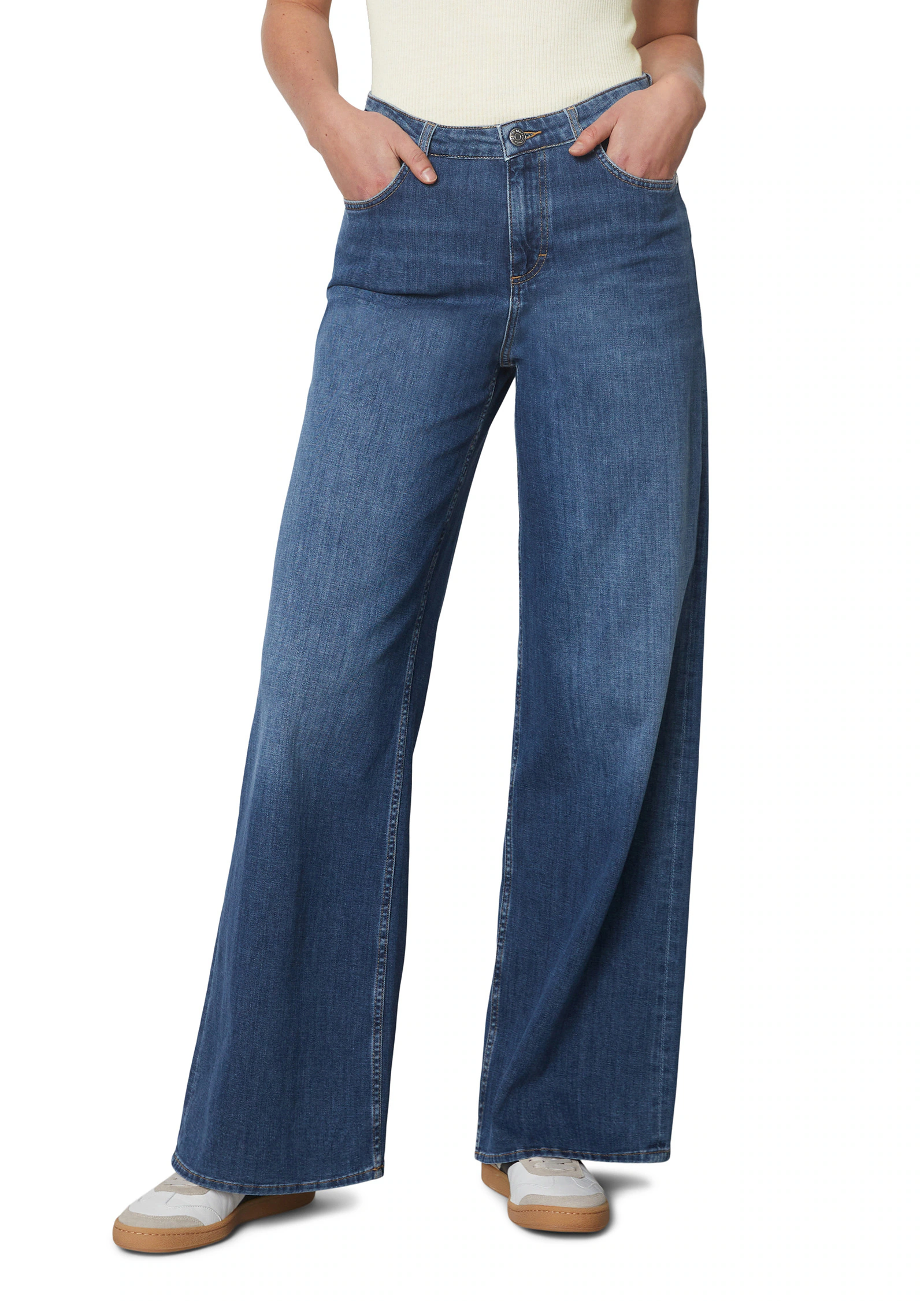 Marc OPolo Straight-Jeans "aus Cashmere Touch Denim" günstig online kaufen
