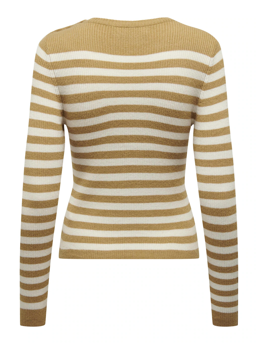 ONLY Rundhalspullover "ONLIBI LS STRIPE BUTTON O-NECK CC KNT" günstig online kaufen