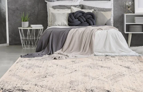 my home Teppich »Cara«, rechteckig, 16 mm Höhe, Wohnzimmer günstig online kaufen