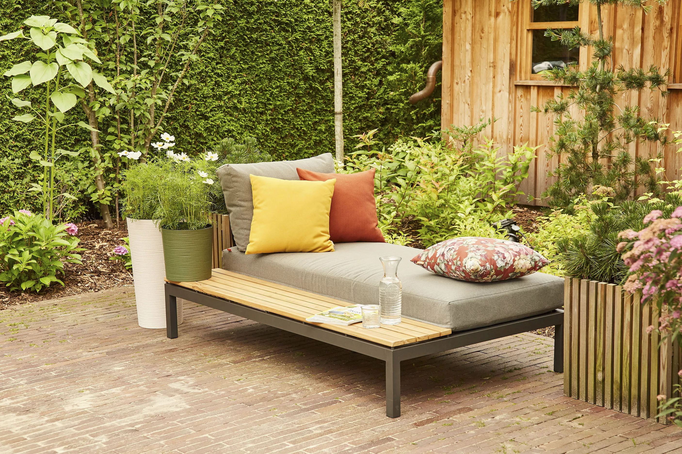 Siena Garden Gartenlounge-Set "Alvida", (Set, 8 tlg.), bestehend aus 2 Lieg günstig online kaufen