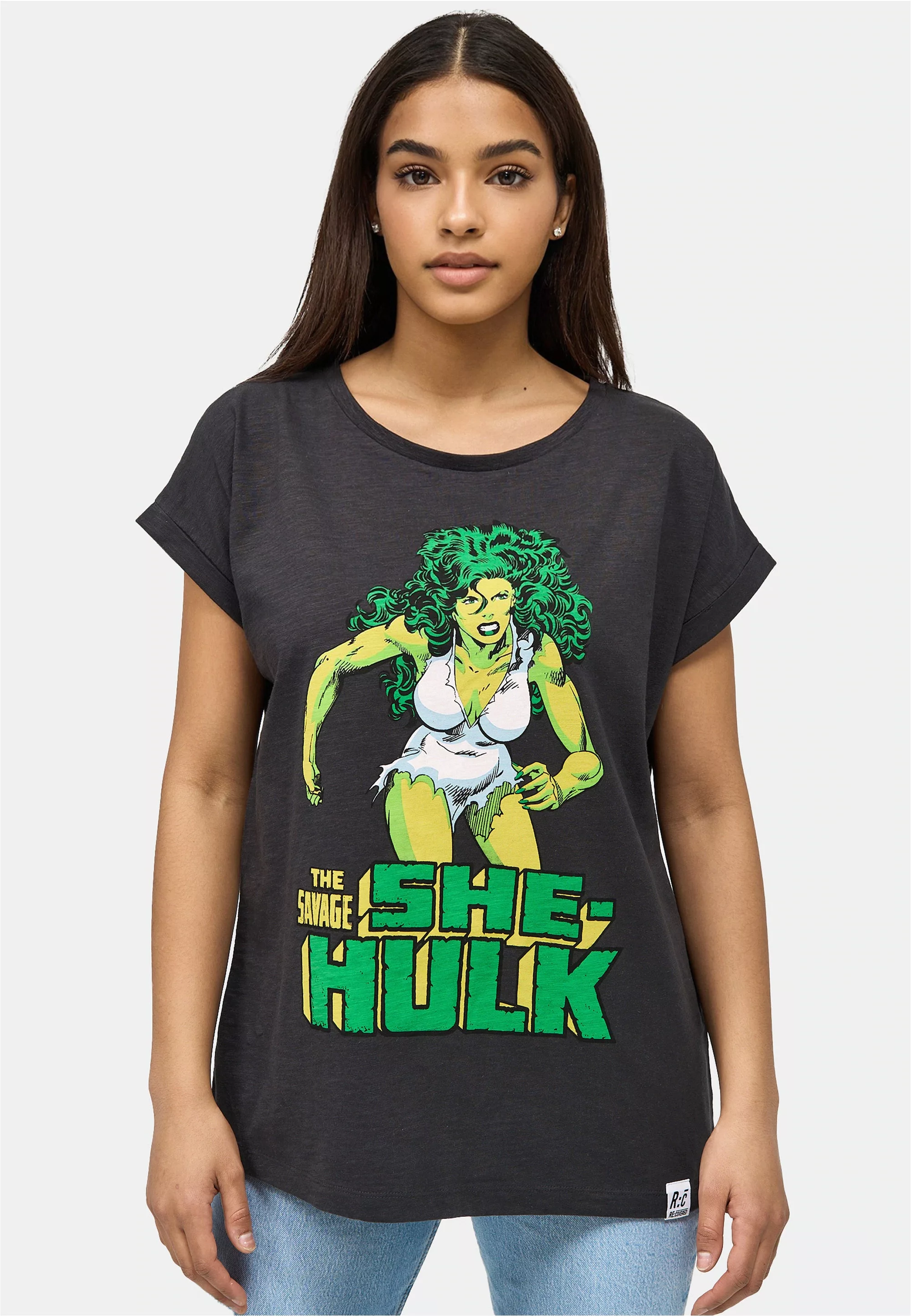 Recovered T-Shirt "She Hulk", (1 tlg.), im zeitlosen Design günstig online kaufen
