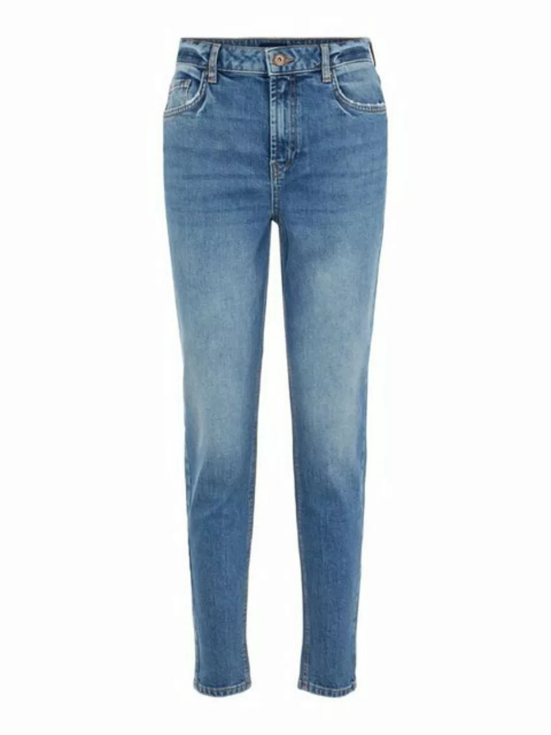 PIECES Mom High Waist Jeans Damen Blau günstig online kaufen