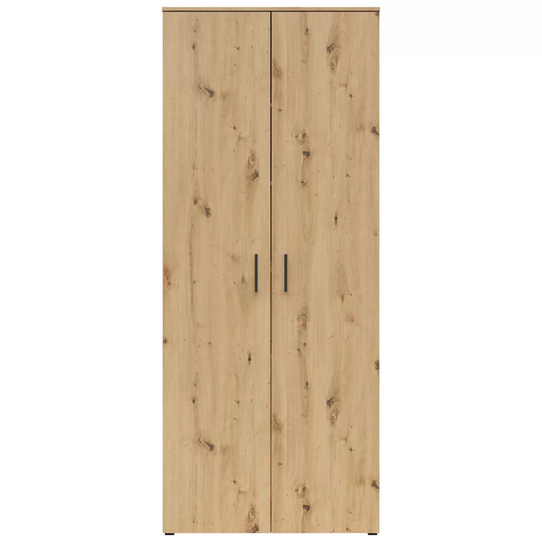 Schrank Multi-Stauraum Typ 37 Eiche Artisan Nachbildung B/H/T: ca. 80x195x4 günstig online kaufen