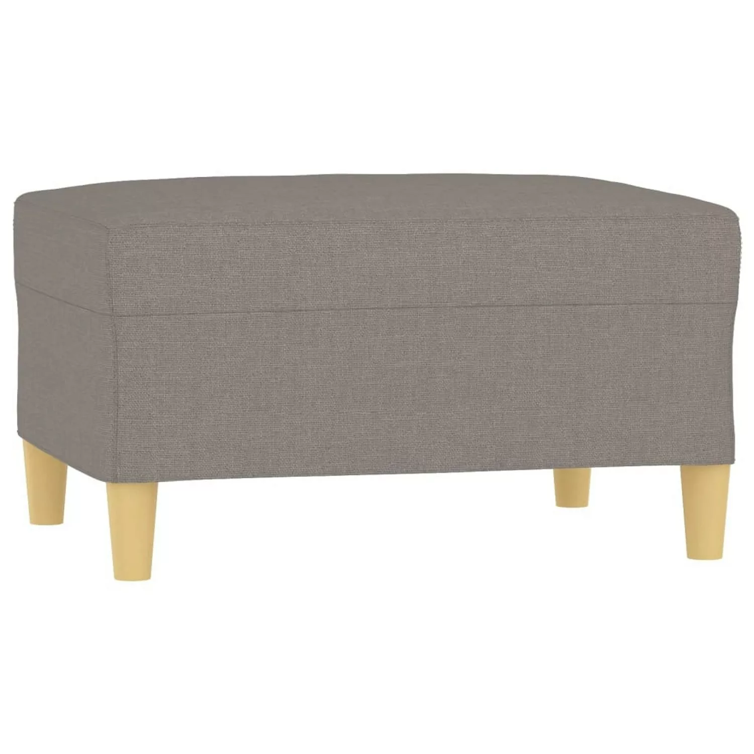 vidaXL Fußhocker Taupe 70x55x41 cm Stoff Modell 3 günstig online kaufen