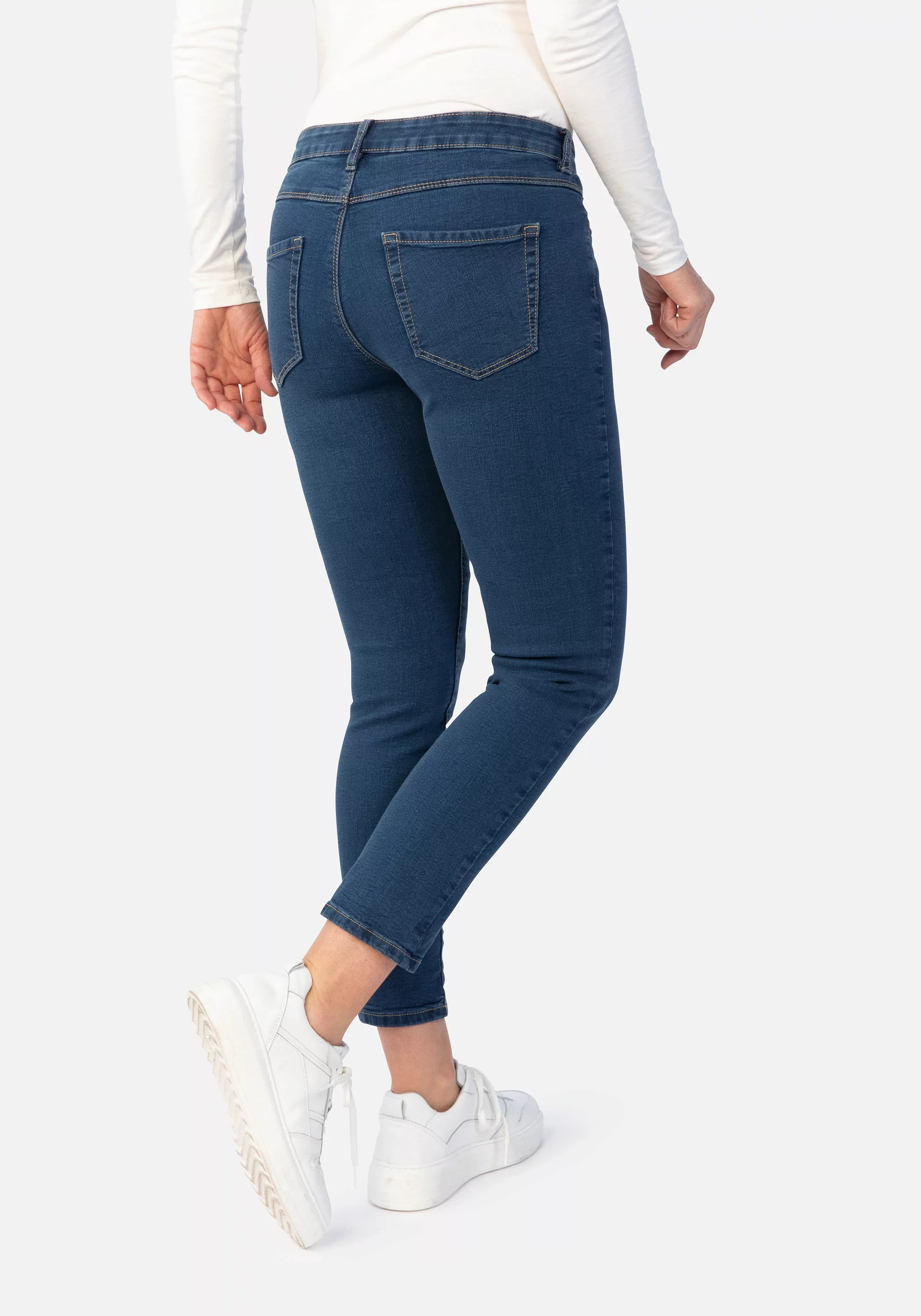 STOOKER WOMEN 5-Pocket-Jeans "Florenz Denim Slim Fit", Slim Fit Casual Clea günstig online kaufen