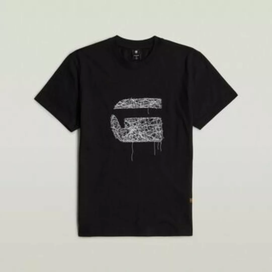 G-Star Raw  T-Shirts & Poloshirts D25674-C336 STUTCH BURGER-6484 DK BLACK günstig online kaufen