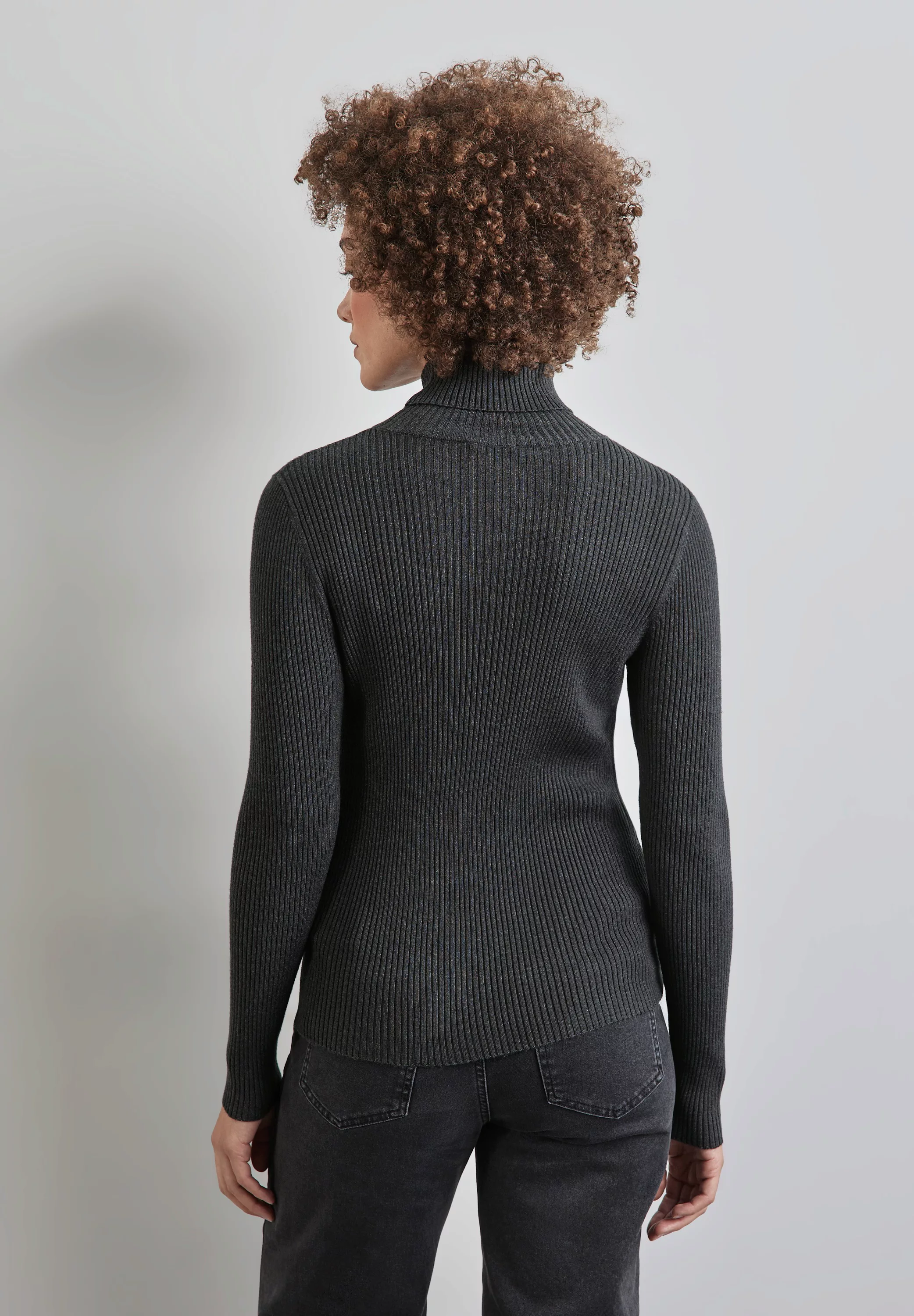 STREET ONE Rollkragenpullover, aus stretchigem Viskosematerial günstig online kaufen