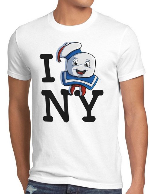 style3 T-Shirt Herren T-Shirt Love Marshmallow new yorkt geisterjäger gespe günstig online kaufen