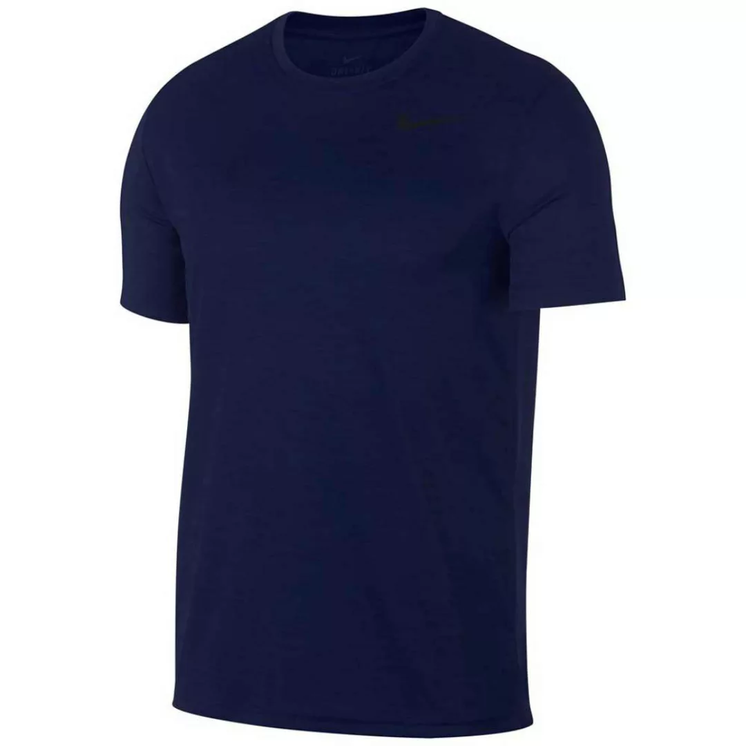 Nike Dri Fit Superset Kurzarm T-shirt S Blue Void / Black günstig online kaufen