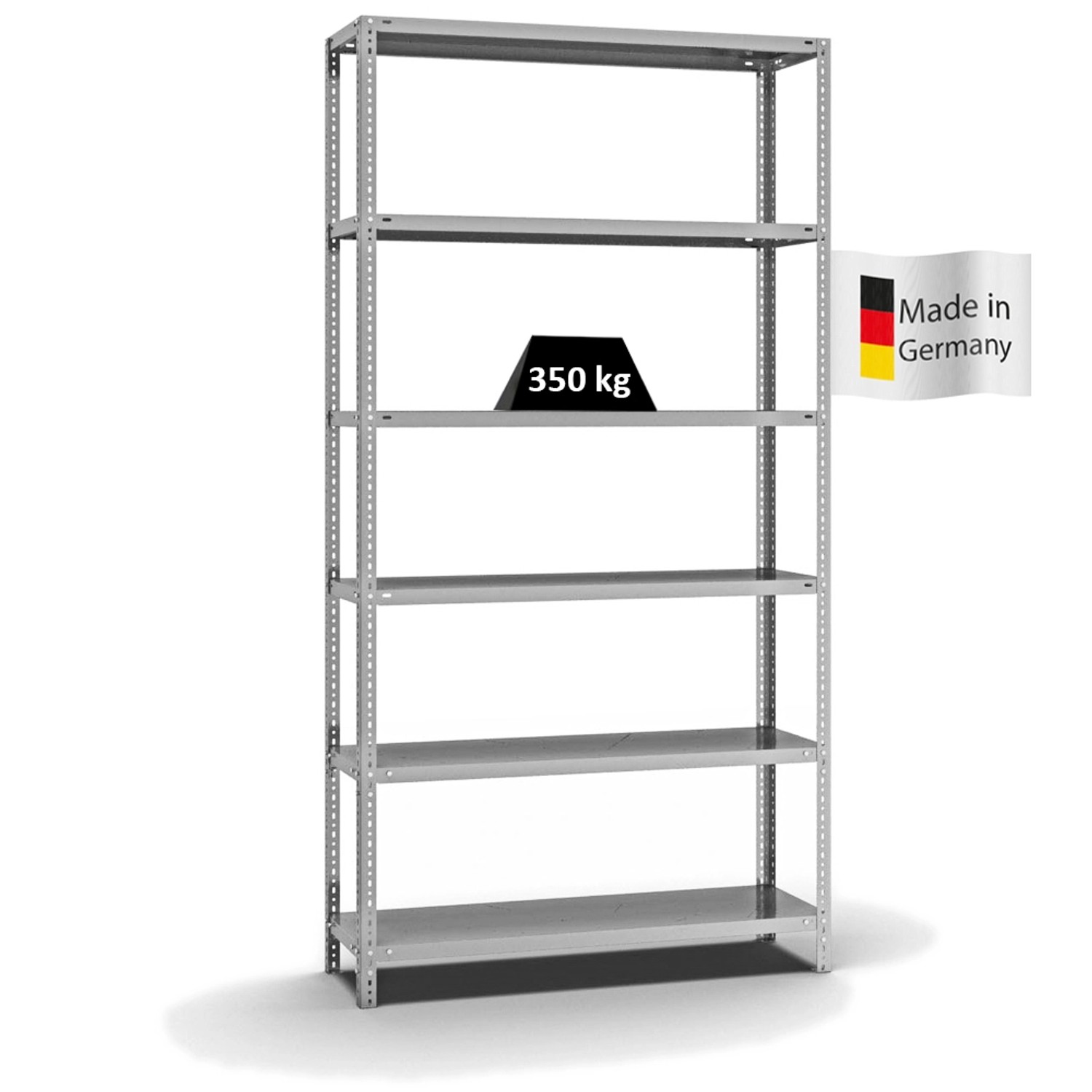 PROREGAL Fachbodenregal Schraubsystem Heavy-Duty Grundregal HxBxT 250 x 130 günstig online kaufen