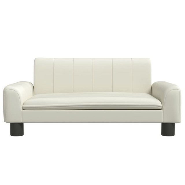 vidaXL Kindersofa Kindersofa Creme 70x45x30 cm Kunstleder Kindercouch Kinde günstig online kaufen