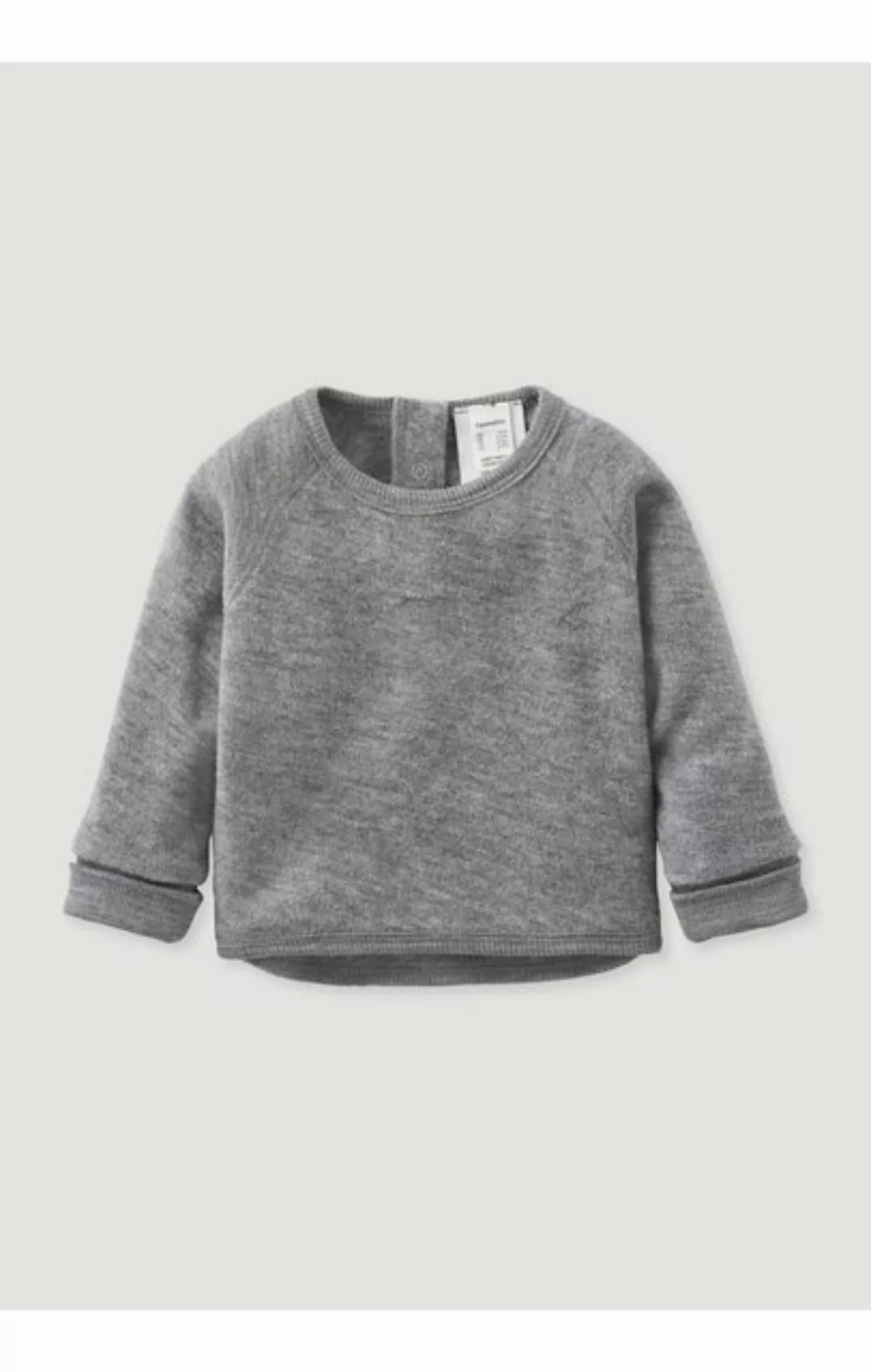 Hessnatur Sweatshirt Wollfrottee aus reiner Bio-Merinowolle (1-tlg) günstig online kaufen