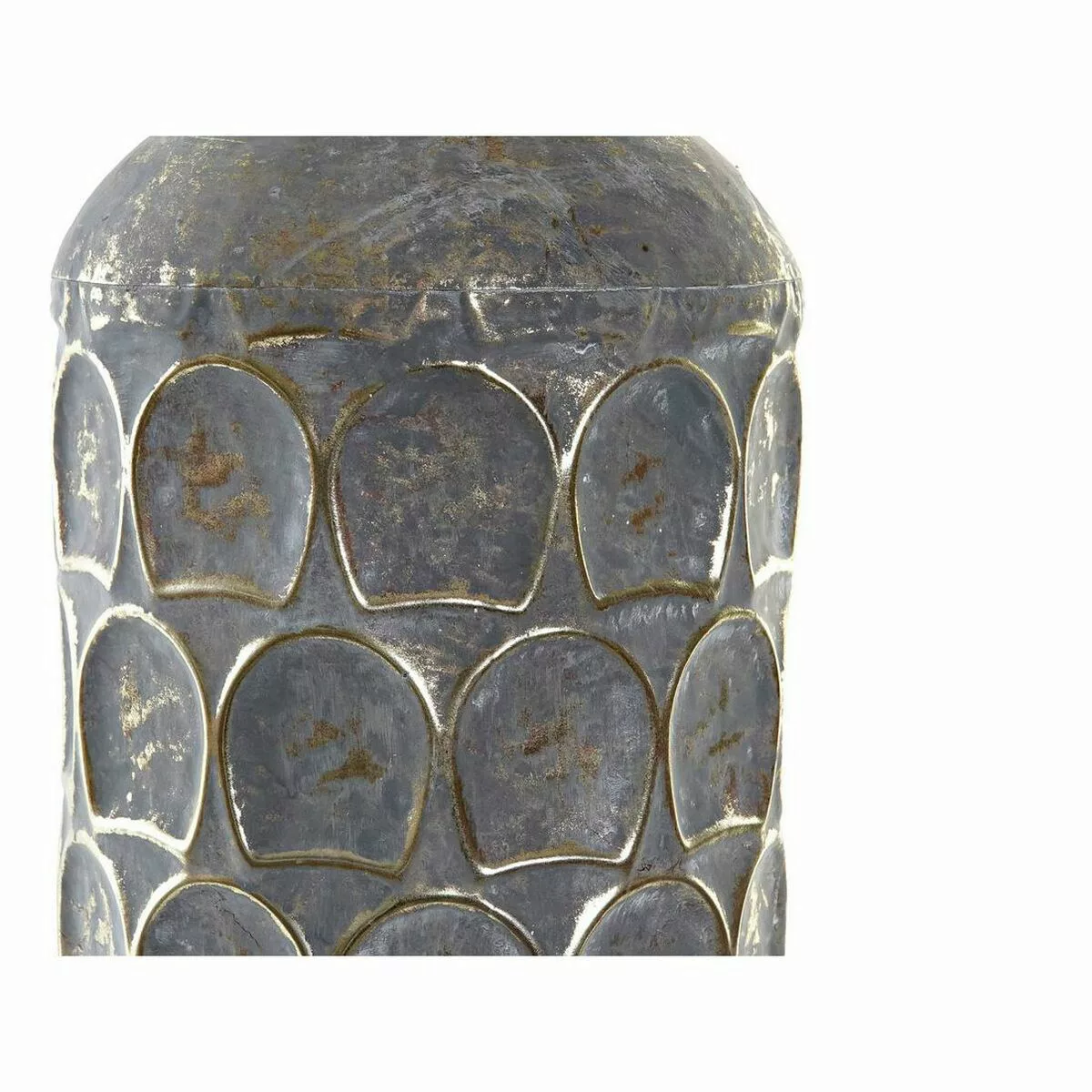 Vase Dkd Home Decor Grau Metall Orientalisch (19 X 19 X 47 Cm) günstig online kaufen