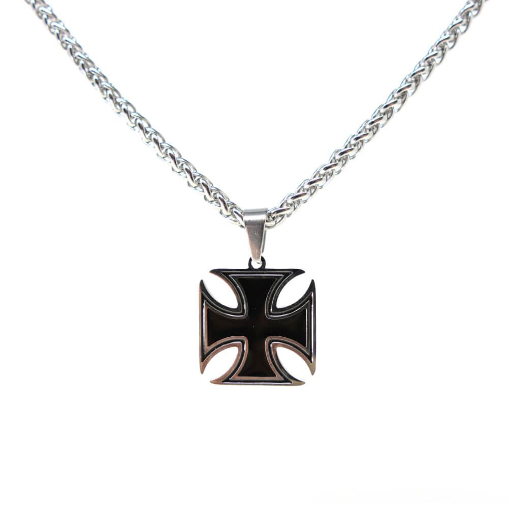 DALMARO Kette mit Anhänger Lederkette Edelstahlkette günstig online kaufen