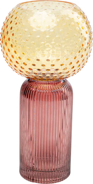 Kare Design Tischvase "Vase Marvelous Duo Gelb Lila 31cm" günstig online kaufen