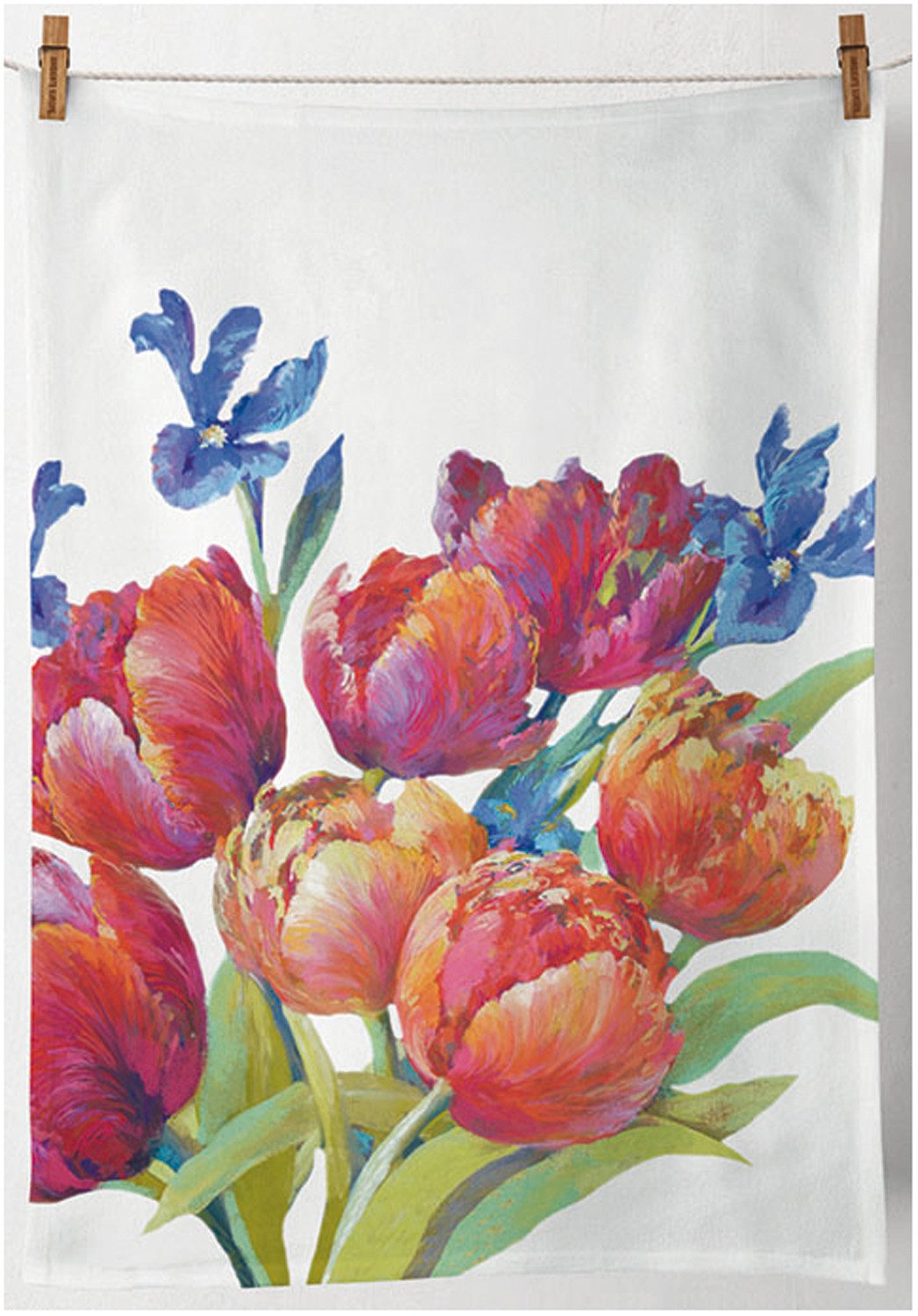 Ambiente® Geschirrtuch Tulips of joy, (1-tlg., günstig online kaufen