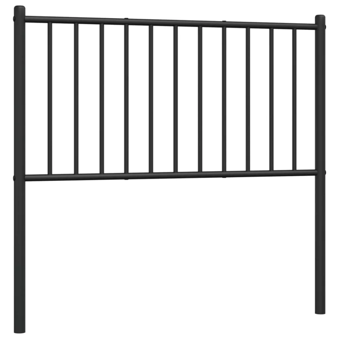 Vidaxl Kopfteil Metall Schwarz 95x3x90 Cm günstig online kaufen