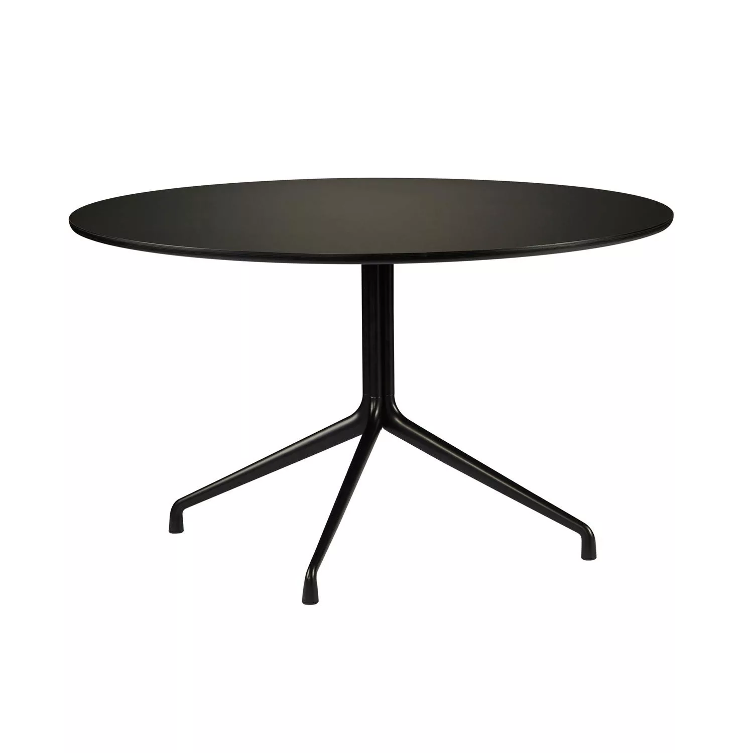 HAY - About a Table AAT 20 Esstisch Linoleum Ø110cm - schwarz/Tischplatte L günstig online kaufen