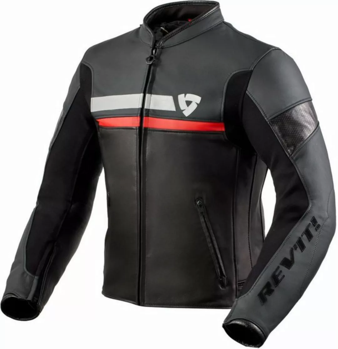 Revit Motorradjacke Mile Motorrad Lederjacke günstig online kaufen