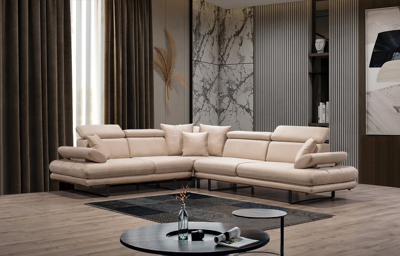 Viva Möbel Sofa TESLA, L270 x R305 cm, Luxuriöses Design mit erstklassigem günstig online kaufen