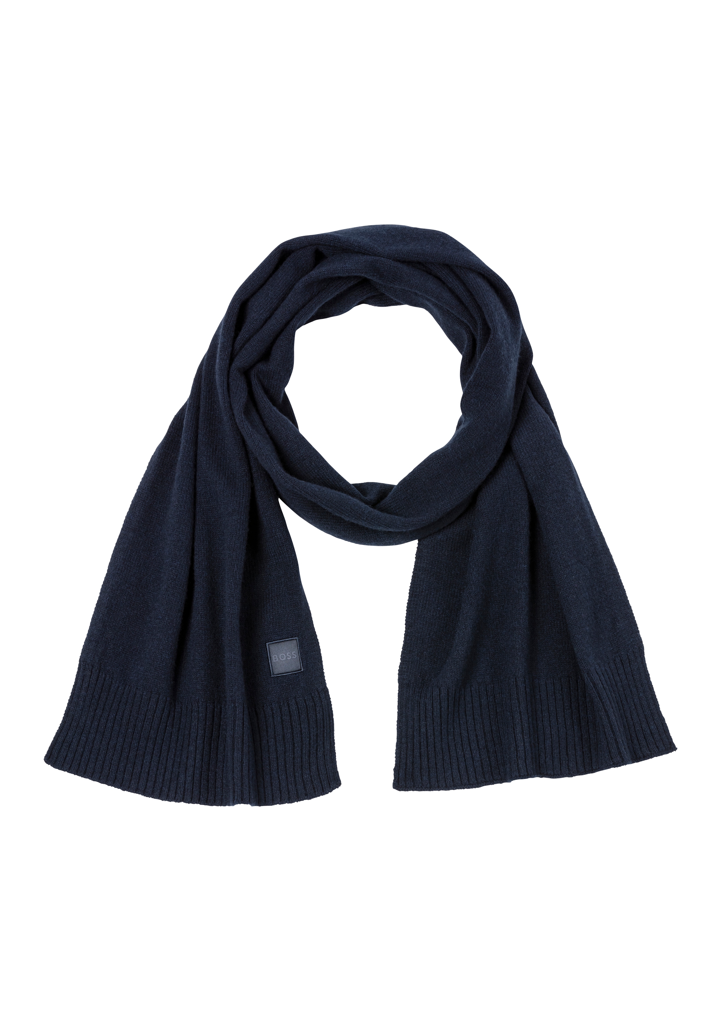 BOSS ORANGE Strickschal "Akaio R Scarf", 50% Wolle Winterschal Wollschal He günstig online kaufen