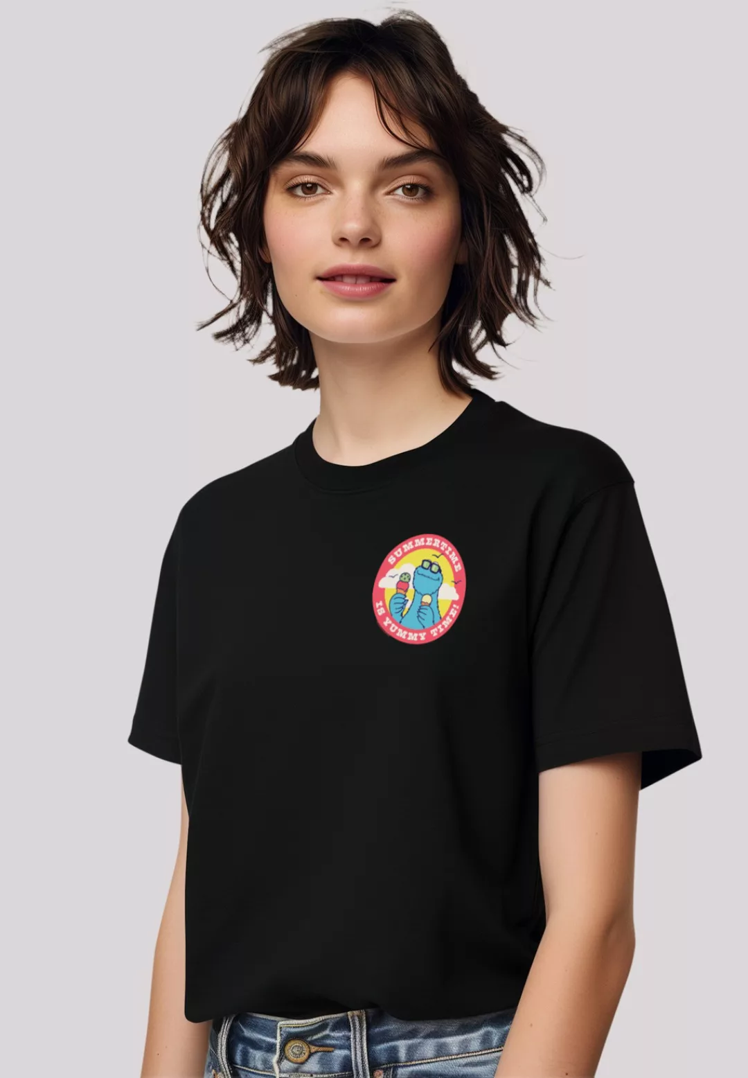 F4NT4STIC T-Shirt "Sesamstraße Cookie Monster Yummy", Premium Qualität günstig online kaufen