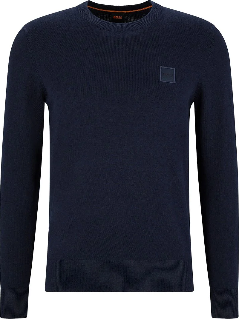 BOSS Pullover Kanovano Navy - Größe M günstig online kaufen