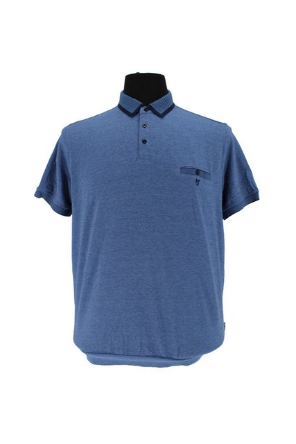 Hajo Poloshirt H Poloshirt Stay Fresh BundJaspe mit Piquestruktur marine günstig online kaufen