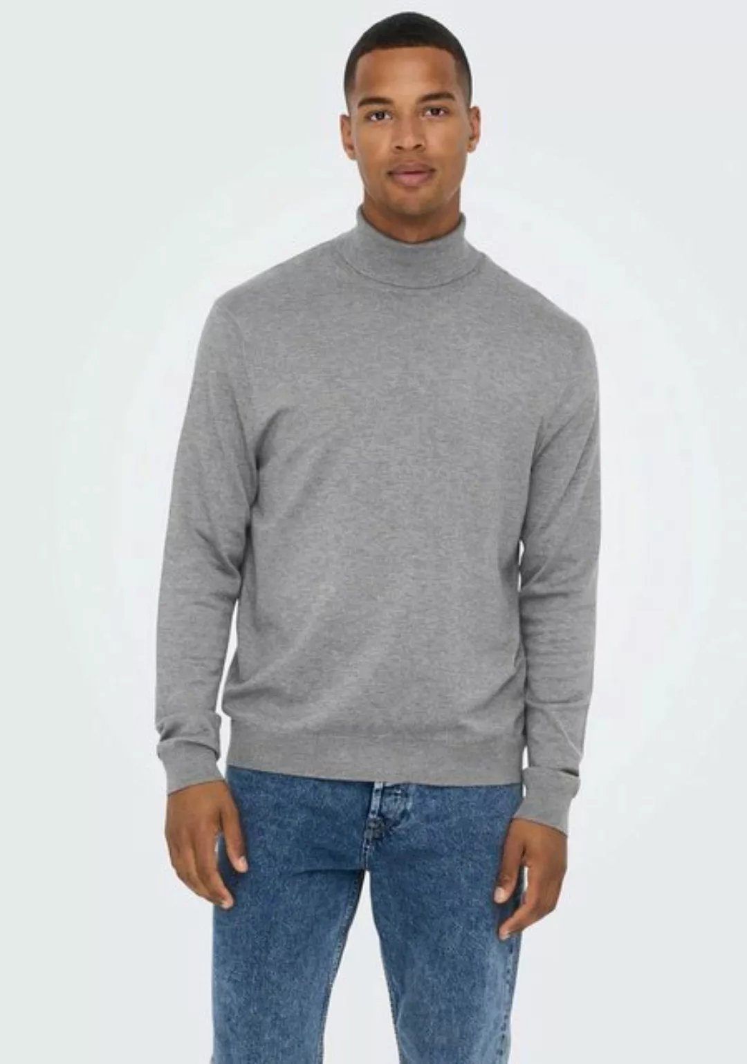 Only & Sons Herren Pullover ONSWYLER LIFE ROLL NECK - Regular Fit günstig online kaufen