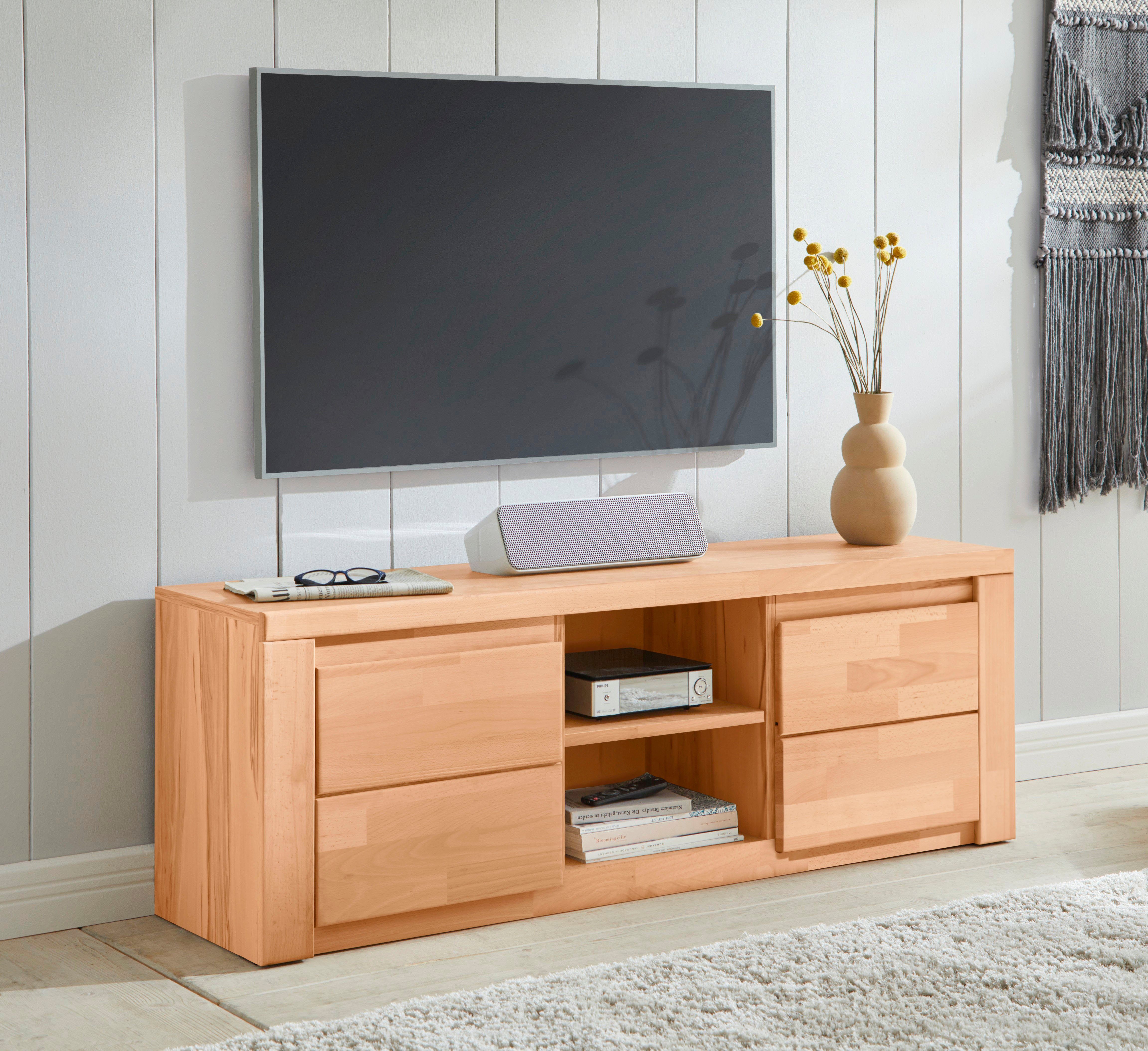 Home affaire Lowboard "Burani", grifflose Optik günstig online kaufen