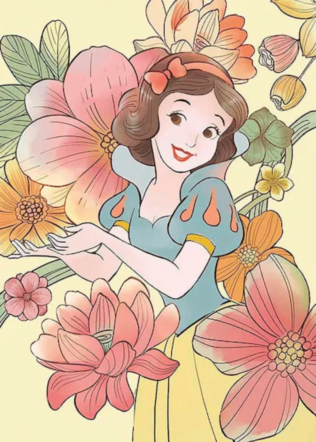 Komar Poster »Snow White Flowers«, Disney, (1 St.), Kinderzimmer, Schlafzim günstig online kaufen