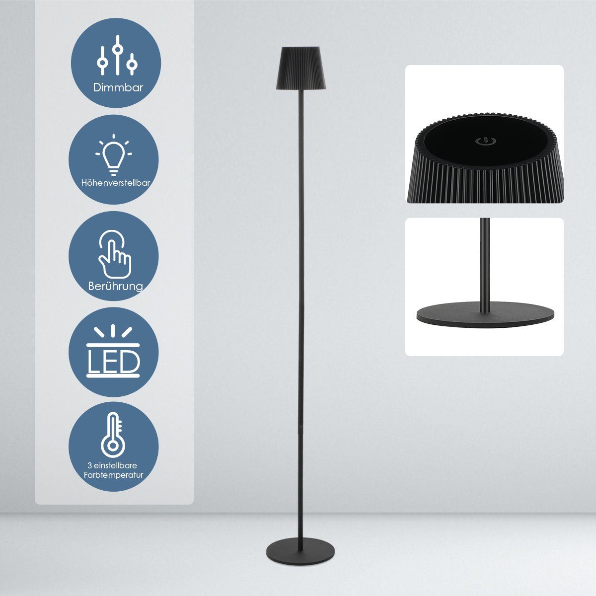 WILGOON LED Tischleuchte LED Tischlampe mit günstig online kaufen