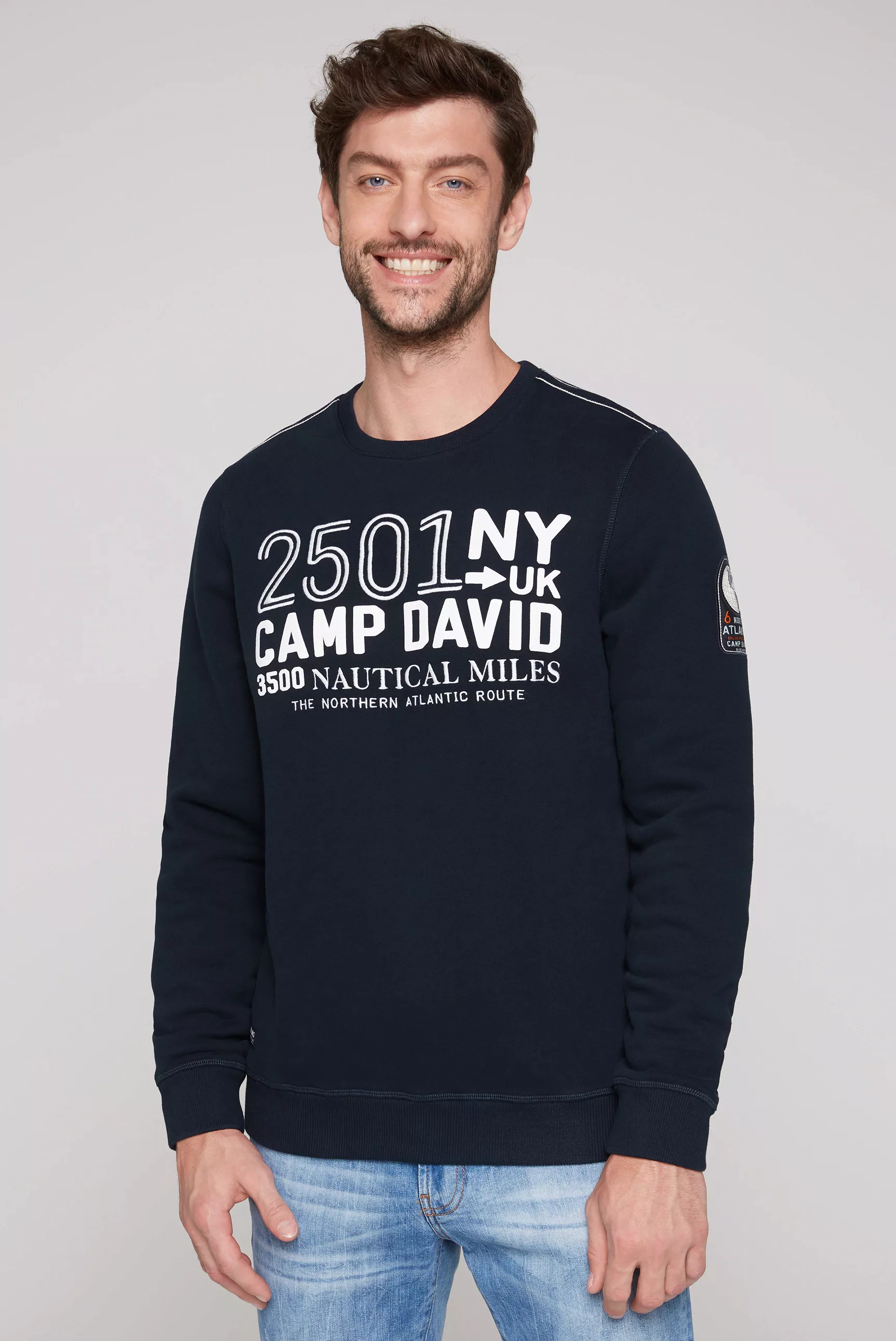 CAMP DAVID Sweater, mit Baumwolle günstig online kaufen