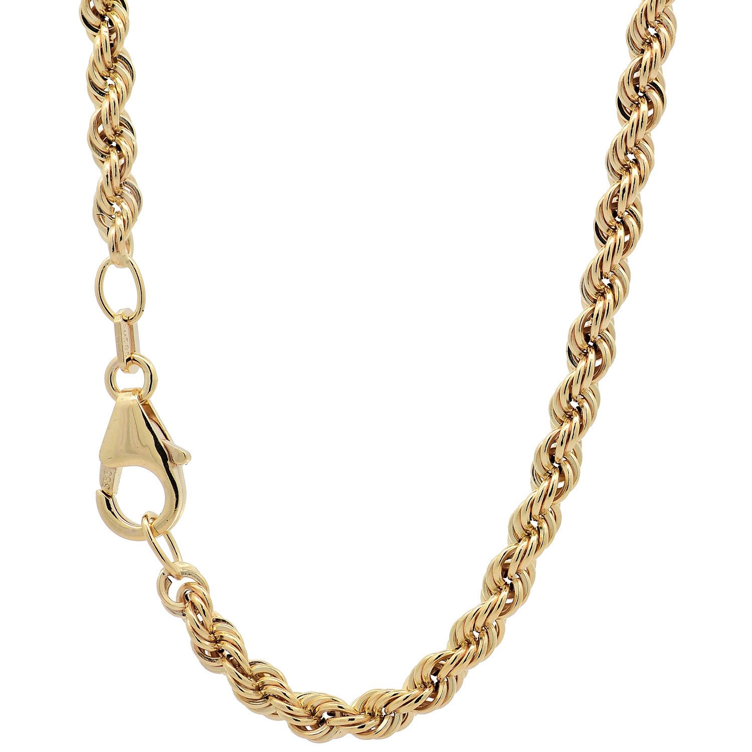 HOPLO Goldkette Goldkette Kordelkette Länge 19 günstig online kaufen
