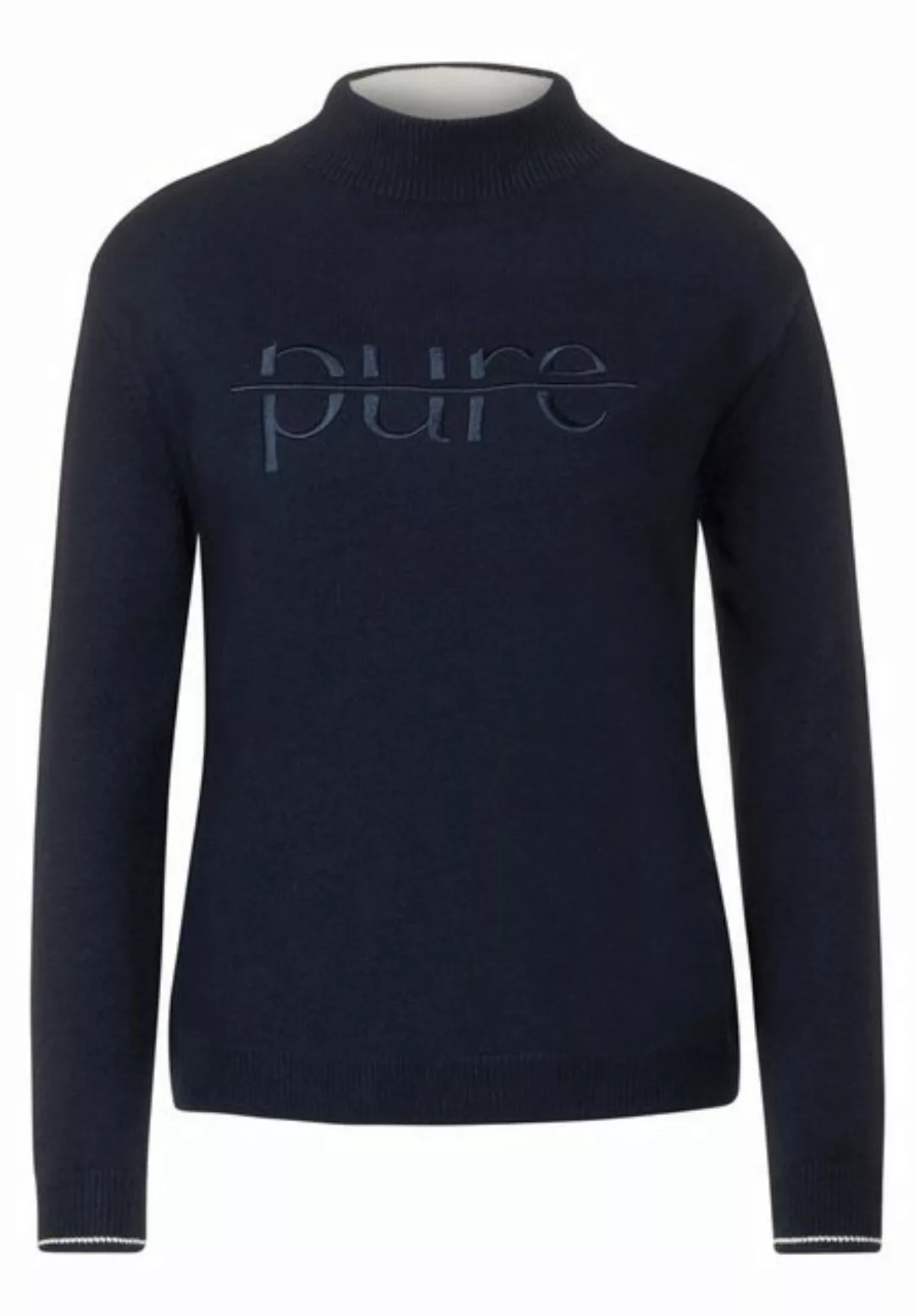 STREET ONE Sweatshirt sweater with embroidery günstig online kaufen