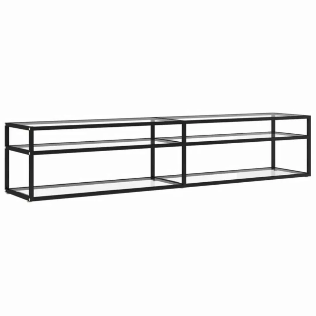 vidaXL TV-Schrank TV-Schrank Transparent 200x40x40,5 cm Hartglas Lowboard günstig online kaufen