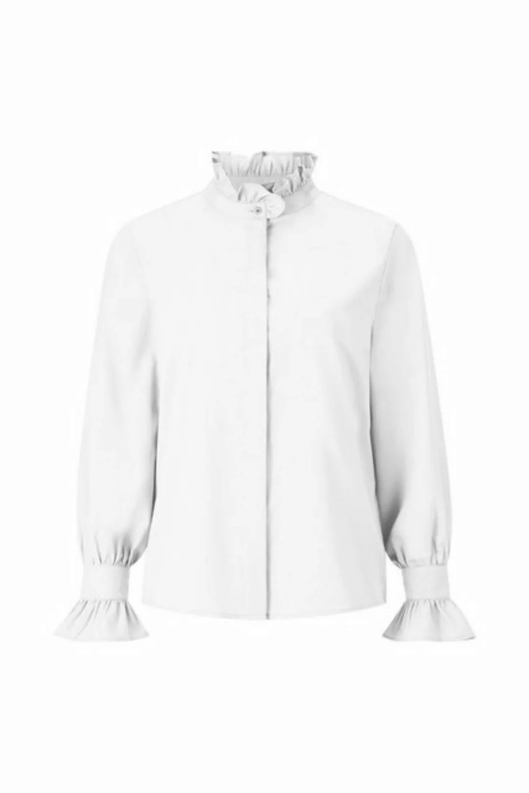 Rich & Royal Blusentop Cotton ruffle blouse organic günstig online kaufen