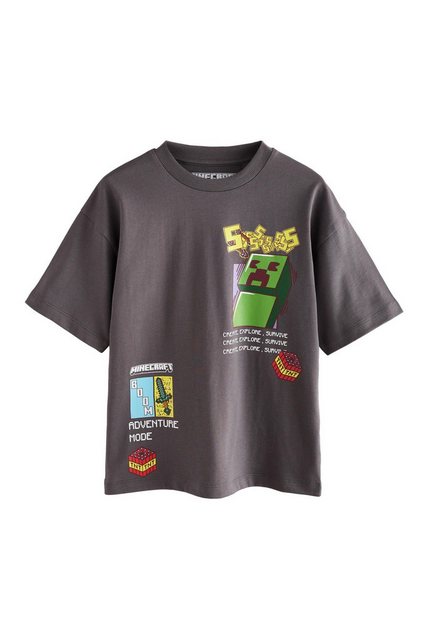 Next T-Shirt Minecraft T-Shirt aus 100 % Baumwolle (1-tlg) günstig online kaufen