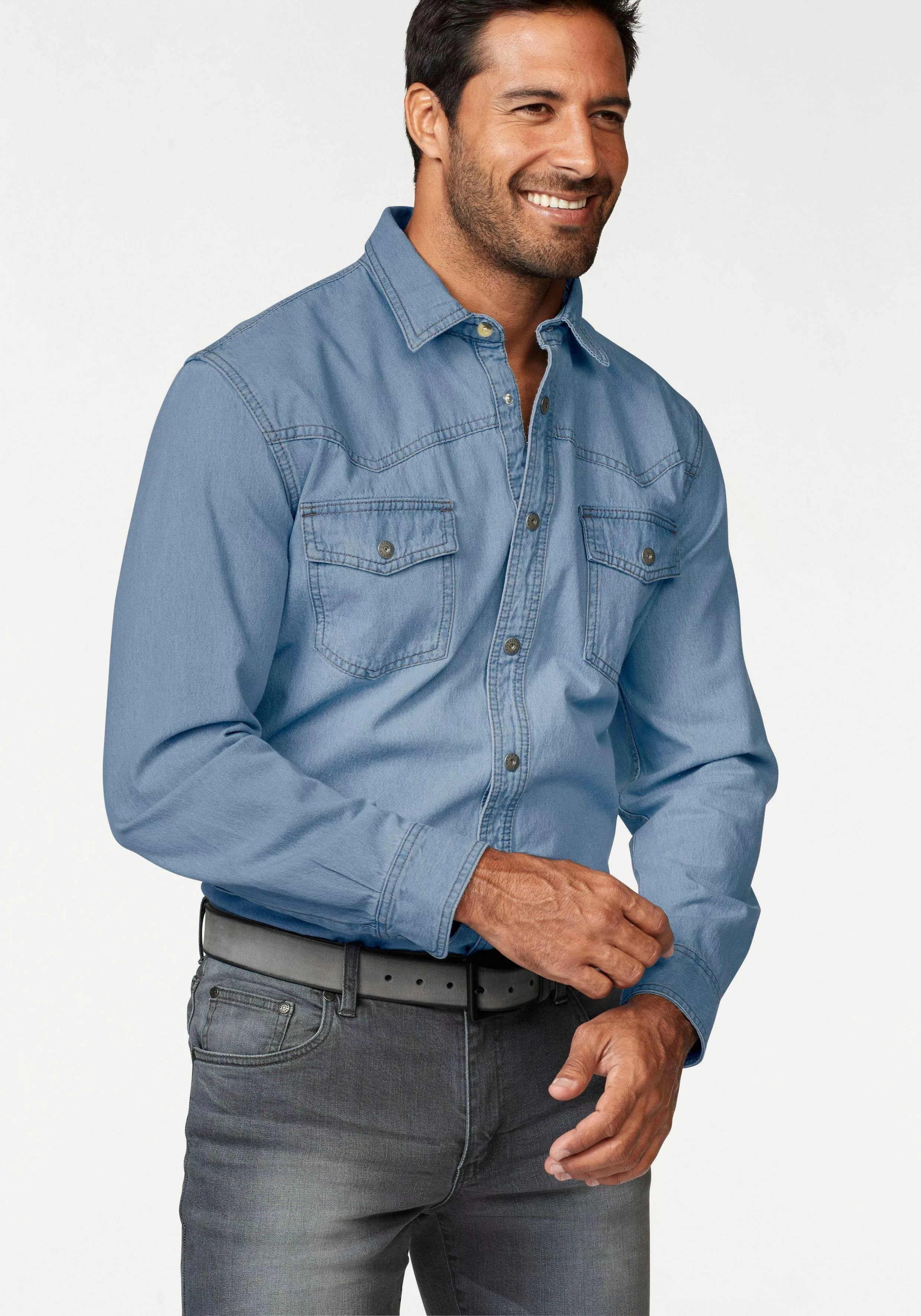 Arizona Jeanshemd Western Stil günstig online kaufen