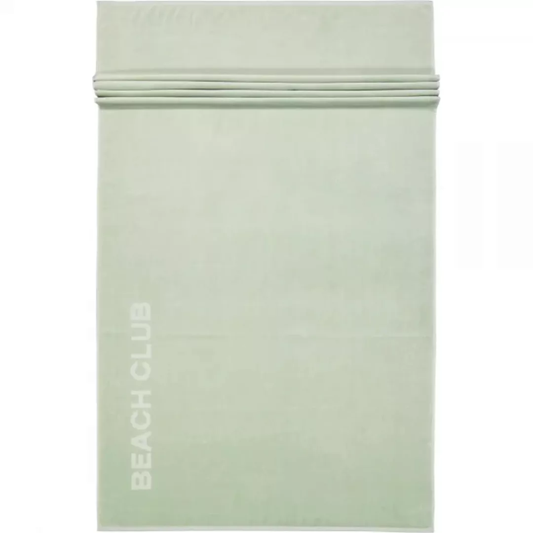 Vossen Strandtücher Beach Club - Farbe: eukalyptus - 5285 - 100x180 cm günstig online kaufen