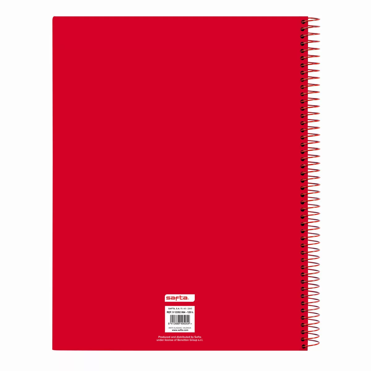 Notizbuch  Benetton Pop Grau A4 (120 Bettlaken) günstig online kaufen