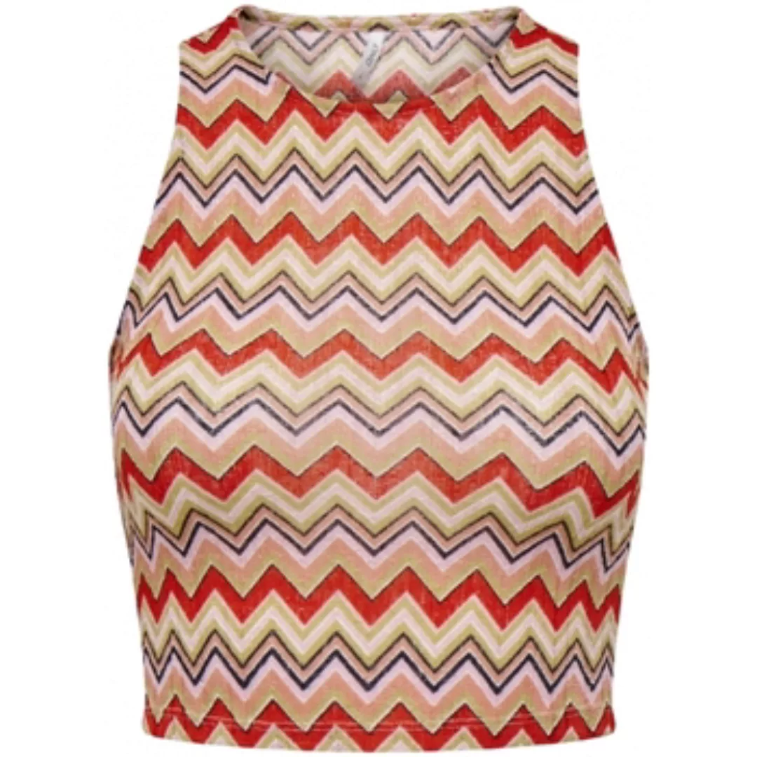 Only  Blusen Top Boho S/L  - Zigzag günstig online kaufen