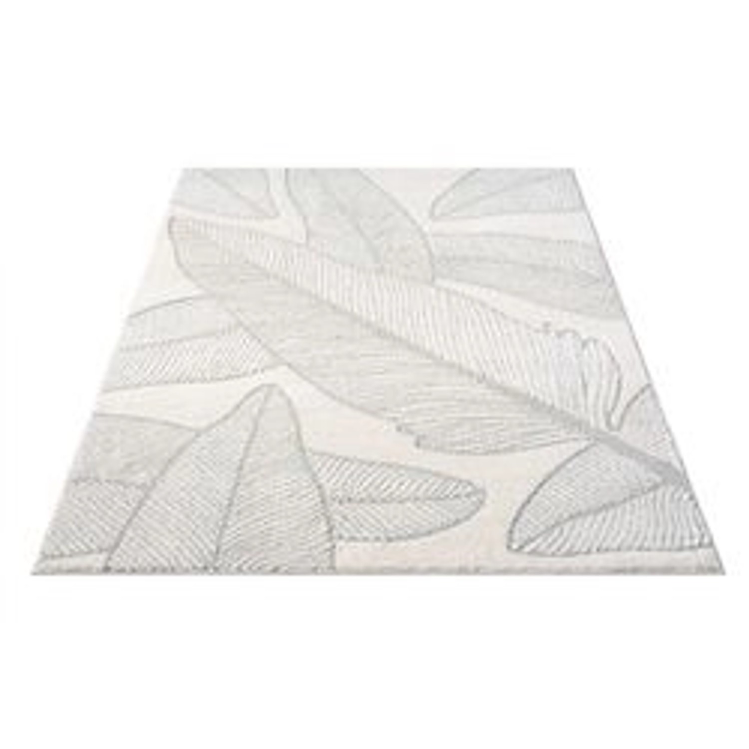 payé Teppich Ello 0629 Boho Flachflor 140x200 cm Grau günstig online kaufen