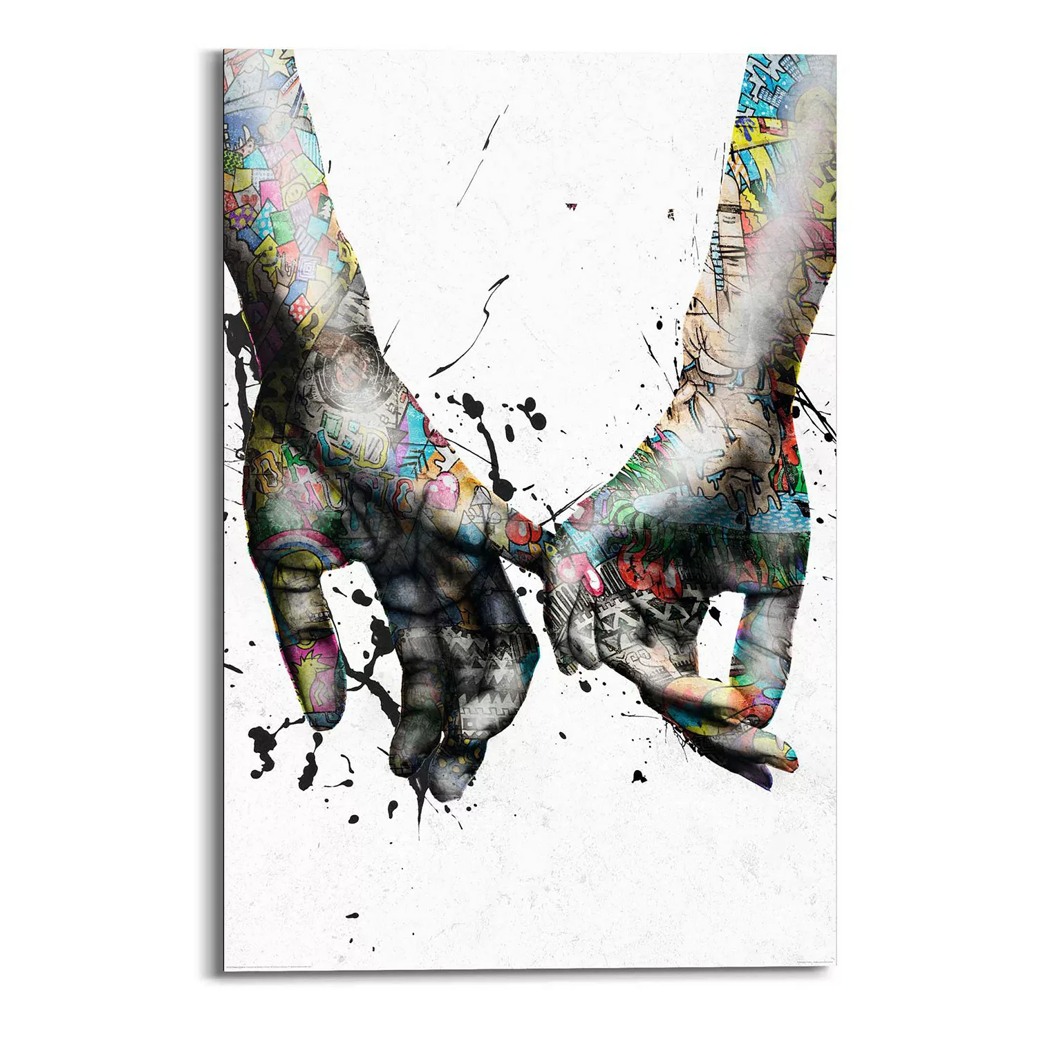 Reinders! Wandbild »Liebe«, zwei Hände günstig online kaufen