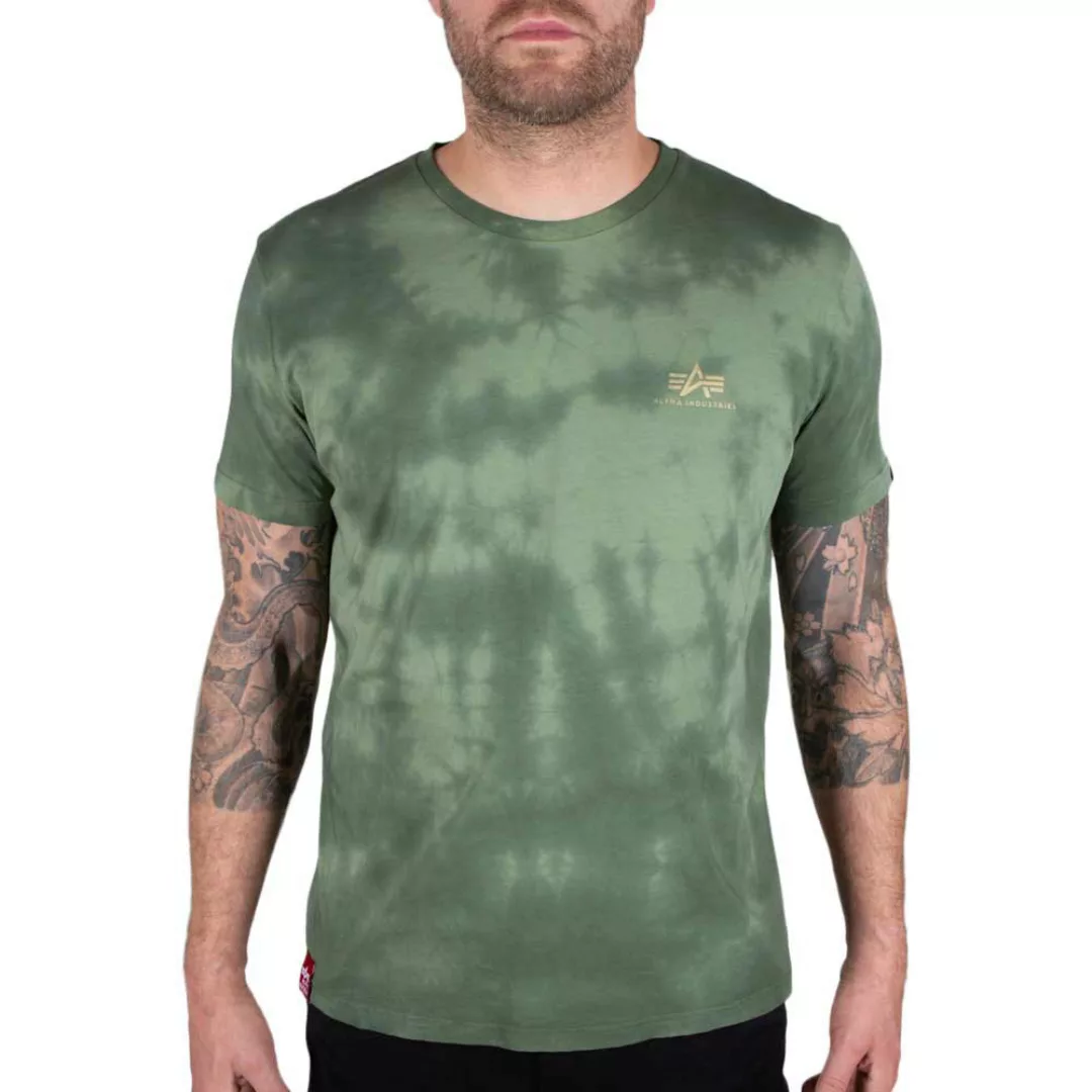 Alpha Industries Basic Batik Sl Kurzärmeliges T-shirt 2XL Dark Olive günstig online kaufen