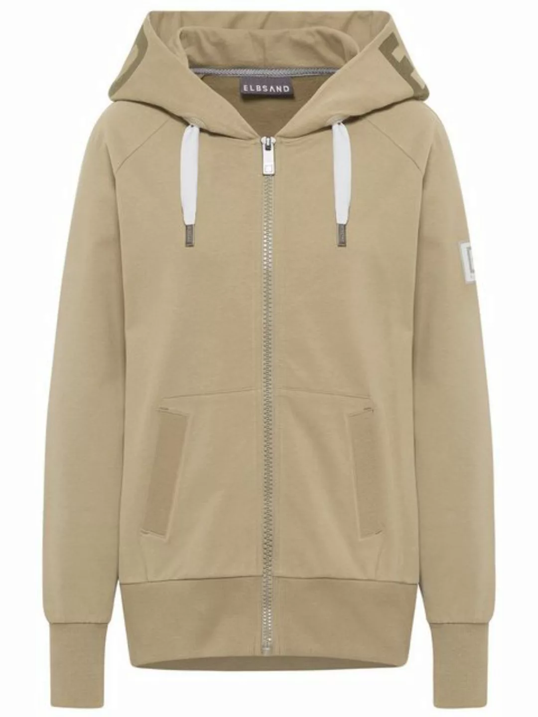 Elbsand Sweatjacke Hoodie Kelda Golden Olive günstig online kaufen